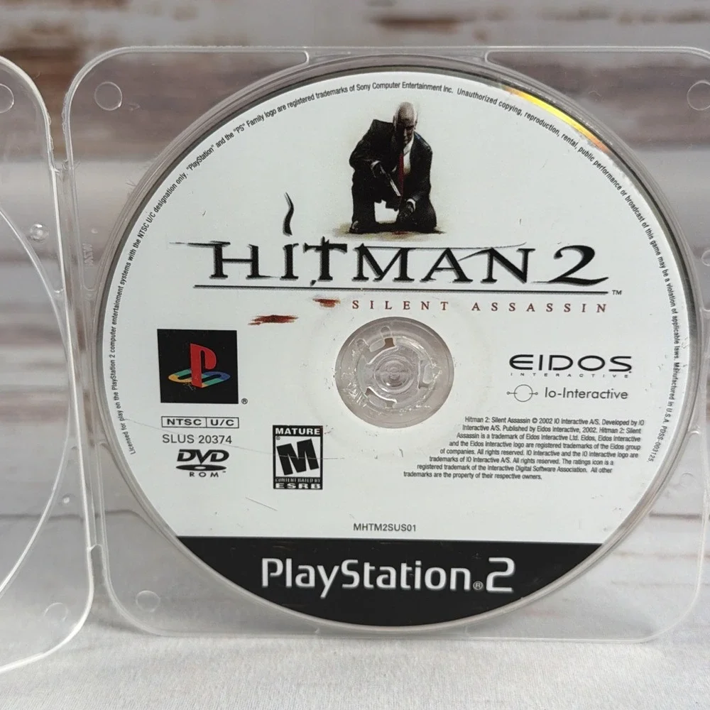 Hitman 2 Silent Assassin PlayStation 2 PS2 Disc Only Pristine Tested